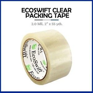 1 Rolle "EcoSwift" Marke Packband Box Verpackung 2,0 ml 2" x 55 Yard (165 Fuß) - Bild 1 von 4