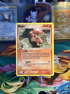 Magby - 58/92 - Common HP, Anglais Pokémon EX Legend Maker