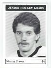 1984 85 Kelowna Wings Junior Hockey Grads Whl Murray Craven