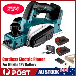 82mm Electric Handheld Cordless Planer Wood For Makita Battery 800W 15200RPM - Picture 1 of 9