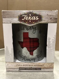 Scentsationals Holiday Edition Texas "Merry Christmas Yall" Full Size Wachswärmer - Bild 1 von 7
