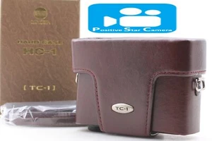 🎦VIDEO👀✨Unused✨ Minolta HC-1 Leather Hard Case for TC-1 From JAPAN - Picture 1 of 9
