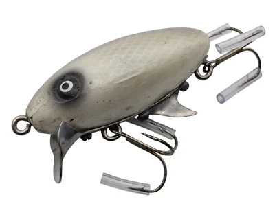Vintage Strike King Scout Silver Scale 2 1/4" Wood Crankbait Lure-Free Shipping - Image 1 of 4