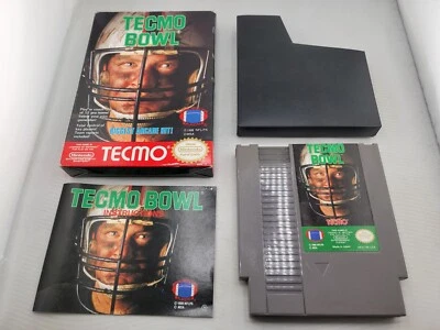 Tecmo Bowl for Nintendo NES Complete In Box CIB Great Shape - Image 1 of 4