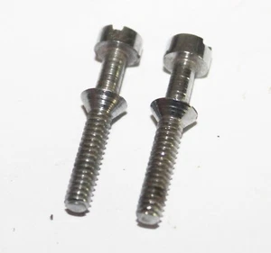 Vintage 1960's Gibson Adjustable Bridge Saddle Screws Set Of 2 1967 Acoustic - Picture 1 of 7