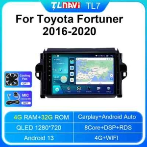 For Toyota Fortuner 2 2016-2020 Carplay Car Radio Multimedia Video Player Screen - Picture 1 of 32