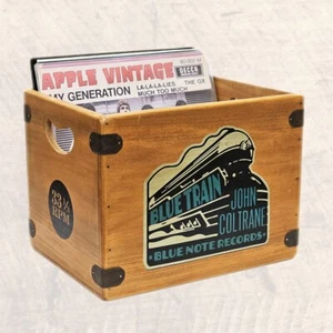 Blue Train Jazz Vinyl Record Boxes Handcrafted Storage Vintage Vinyl Albums - Picture 1 of 7
