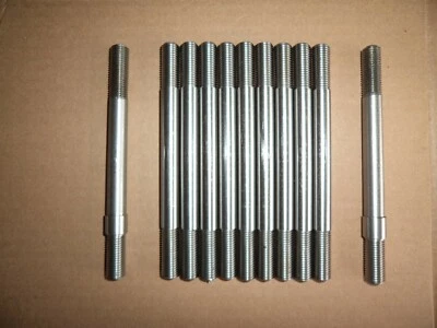 09108-10006  09108-10012 SUZUKI GT750 CYLINDER STUD SET - STAINLESS STEEL  - Image 1 of 2