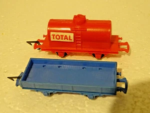 JOUEF LOT DE 2 WAGONS 1ere GÉNÉRATION DE LA MARQUE HO - Foto 1 di 3