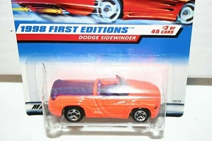 Tarjeta de error Hot Wheels 1998 primeras ediciones Dodge Sidewinder # 634 3 de 45 - Imagen 1 de 5