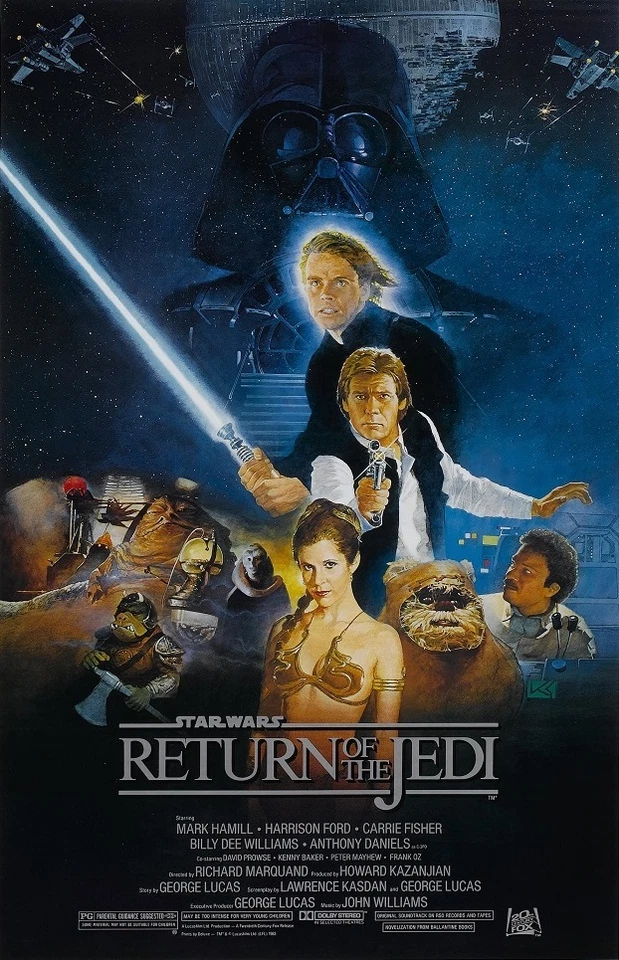 Star Wars movie poster - Return Of The Jedi poster 11" x 17"  Star Wars poster - Image 1 of 1