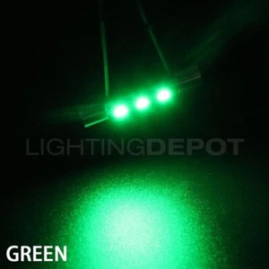 8x Lámpara de fusible de actualización LED para Rotel | 8V S6 plana | Verde | 29 mm - Imagen 1 de 3