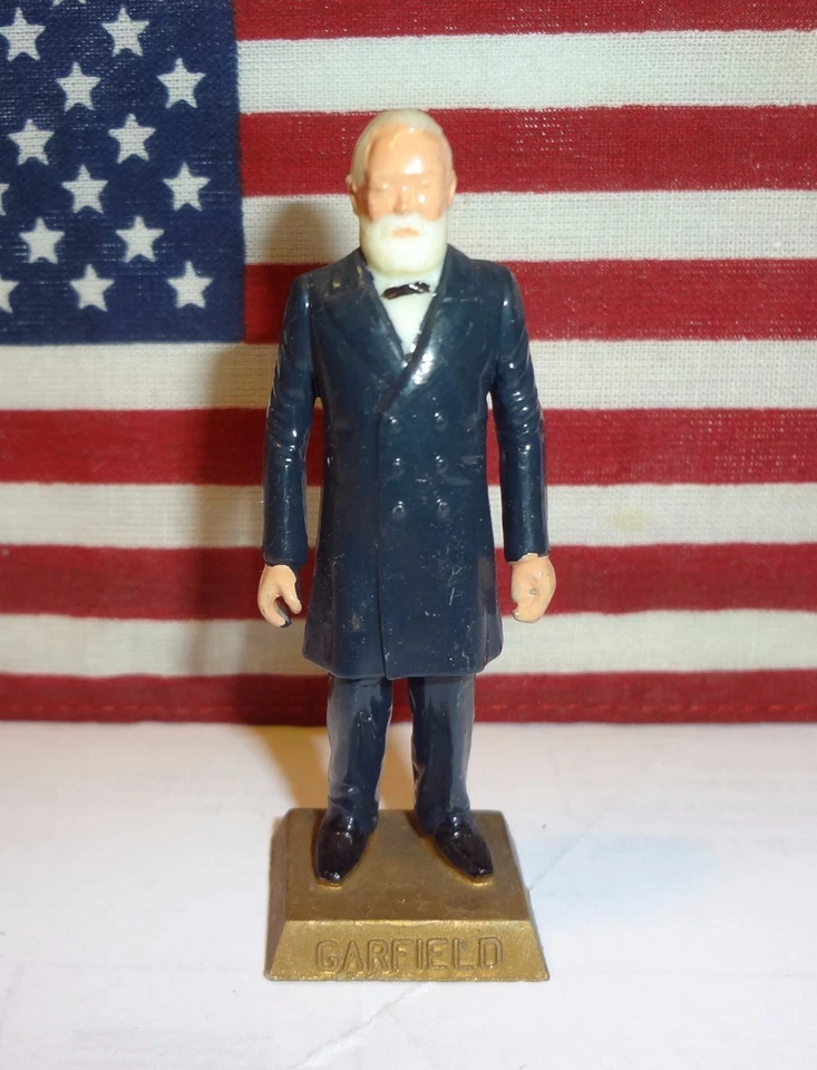 詹姆斯·A·加菲尔德总统复古 20 世纪 60 年代马克思总统 2.5 人偶 — 第 1/1 张图片