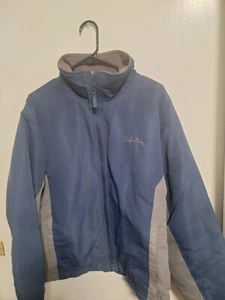 Chaqueta Cabelas Outdoors Para Hombre L Azul Marino Caparazón Suave Forrada de Vellón Cremallera Completa Softshell - Imagen 1 de 5