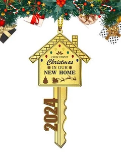 New Home Ornament 2024 House Warming Gifts Our First Christmas in New Home Es... - Picture 1 of 6