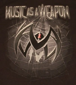 DISTURBED KILLSWITCH ENGAGE MUSIC AS A WEAPON CONCERT T SHIRT TEE ADULT S NEW - Picture 1 of 12