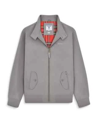 Lambretta Mens Shower Resistant Jacket Grey - Image 1 of 3