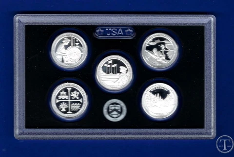 2019 S 99.9% SILVER Proof Quarter Set - NO Box/COA IN STOCK Cover