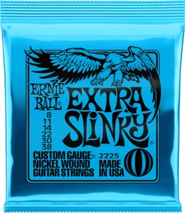 ERNIE BALL 2225 EXTRA SLINKY - SAITENSATZ E-GITARRE 08-38 - Bild 1 von 2