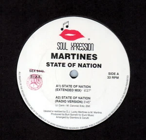 MARTINES"State of nation"SOUL XPRESSION 12"MIX1994 NEW - Picture 1 of 1