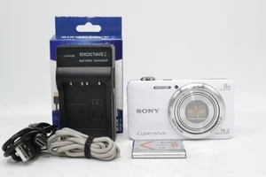 NEAR MINT Sony Cybershot DSC-WX60 16.2MP Compact Digital Camera white working - Picture 1 of 12