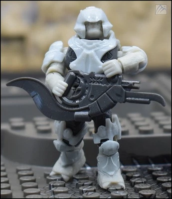 HALO MEGA BLOKS CONSTRUX COVENANT BRUTE MINOR FIGURE DPJ94 KODIAK SIEGE CANNON - Image 1 of 4