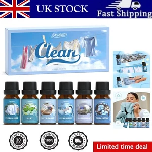 Aromatherapy Essential Oils Collection - Fresh Cotton & Mint - Gift-Ready 60ml - Picture 1 of 9