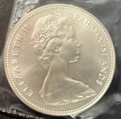 1970 Bahamas $2 Sterling (.925 Silver) Proof Commemorative $2 Coin, Lot #298 - Image 1 of 2