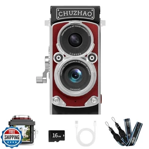 CHUZHAO Vintage Mini Digital Camera, Portable TLR Style Retro Point and Shoot - Picture 1 of 5