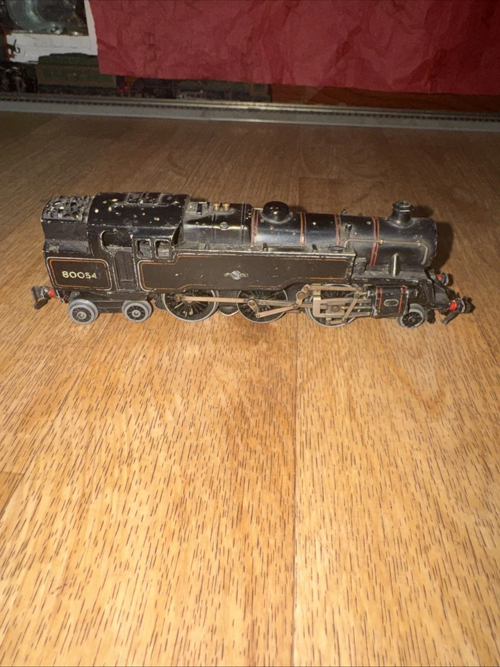 Hornby Dublo 3 Rail 2-6-4 Class Tank 80054 BR Black - Image 1 of 4