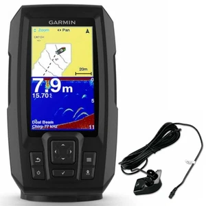 Garmin STRIKER Plus 4 4,3" GPS Sonar CHIRP Fischfinder & Dual-Beam Transducer - Bild 1 von 5