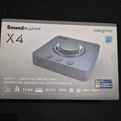Creative Sound Blaster X4 7.1 Kanal USB-DAC- und Verstärker-Soundkarte - Bild 1 von 4
