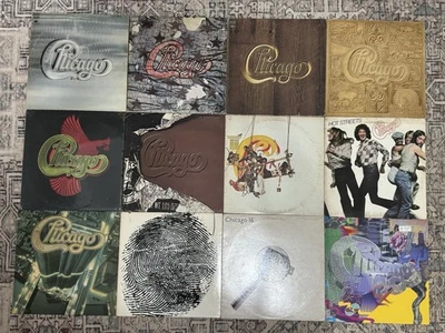 Chicago Vinyl Records Lot of 12 Jazz Rock Pop, 70's/80's Vintage All G/VG+ - Image 1 of 4