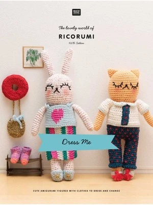 Ricorumi Dress Me Crochet Pattern Book Wool Yarn Design - Image 1 of 4