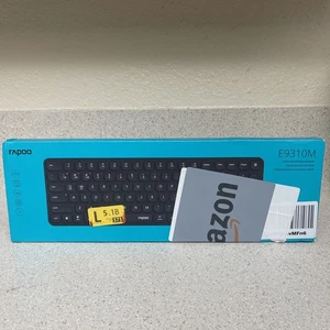 RAPOO E9310M 99-Key Multi-Device Bluetooth Wireless Keyboard Rechargeable - Picture 1 of 4