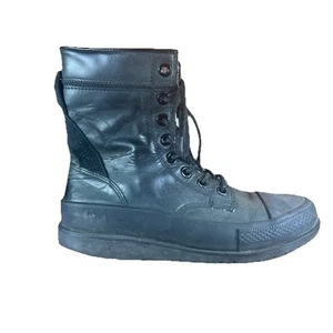 Scarpe stivali Converse Chuck Taylor All Star impermeabili triple nere taglia 10 - Foto 1 di 9