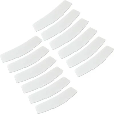 12 Pezzi Collare Tab per Camicia Clero Bianco Sacerdote Collare Tab Inserto Camicia Colla... - Immagine 1 di 3