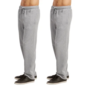 2 Pack Men's Sweatpants Trousers Cotton with Drawstring and Pockets Solid Causal - Picture 1 of 21