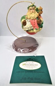 Hallmark Keepsake 1994 "Jolly Holly Santa" Collector's Club Ornament -LMT. ED. - Picture 1 of 13
