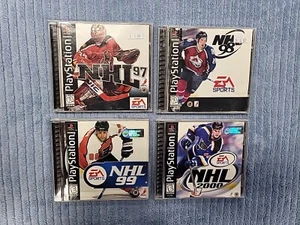 NHL 97 + 98 + 99 + 2000 Sony PlayStation 1 Complete Sports 4 Game Lot ALL GREAT - Picture 1 of 3