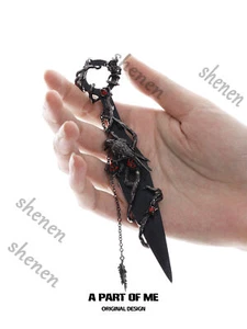 Cuchillo utilitario de metal Love and Deepspace Sylus Anime propiedad Cospaly dibujos animados regalo - Imagen 1 de 8