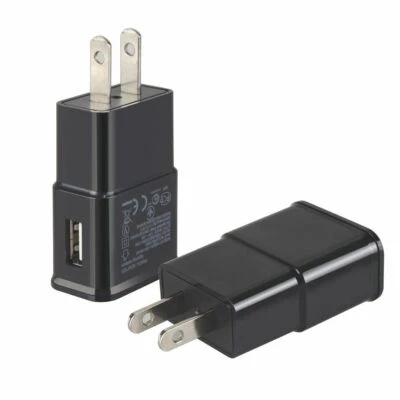 Paquete de 2 cables de datos micro USB 10 pies cargador rápido enchufe EE. UU. Samsung S7 S6 Android LG  Foto 1 de 4