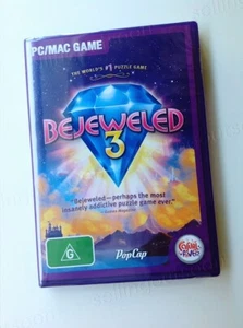 Bejeweled 3 PC *NEW SEALED OFFICIAL Puzzle Strategy Family Windows Computer Game - Picture 1 of 4