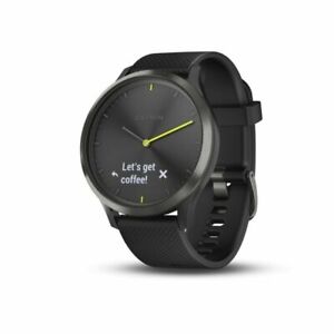 Garmin Vivomove HR Hybrid Smartwatch & Activity Tracker - Black Slate - Large