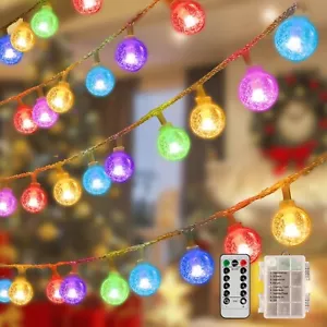 Battery Operated LED Fairy String Lights Lamp Christmas Party Wedding Home Decor - Picture 1 of 39