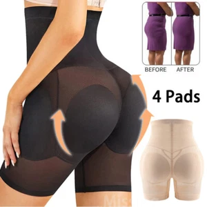 Women Hip Enhancer Padded Shapewear Fake Ass Girdle Control Body Shaper Panties - Picture 1 of 30