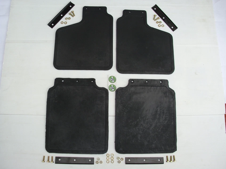 LAND ROVER DISCOVERY 1 FRONT & REAR MUD FLAP SET - 1989 TO 1998 - NEW MUDFLAPS - Image 1 of 1