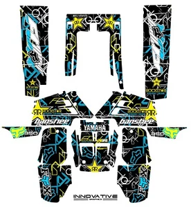 Yamaha Banshee 350 Decal Graphics Kit - Picture 1 of 1