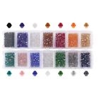 Handi Stitch 4mm Doppelkegel Glas Perlen zum Auffädeln mit Aufbewahrungsbox