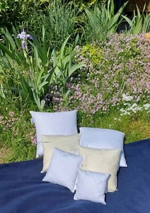 Cojín de relleno con plumón de ganso blanco nuevo cojín de lujo cojín interior cojín de decoración - Imagen 1 de 9